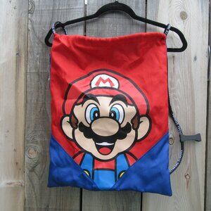 Universal Studios Super Nintendo World Mario Drawstring Backpack Bag